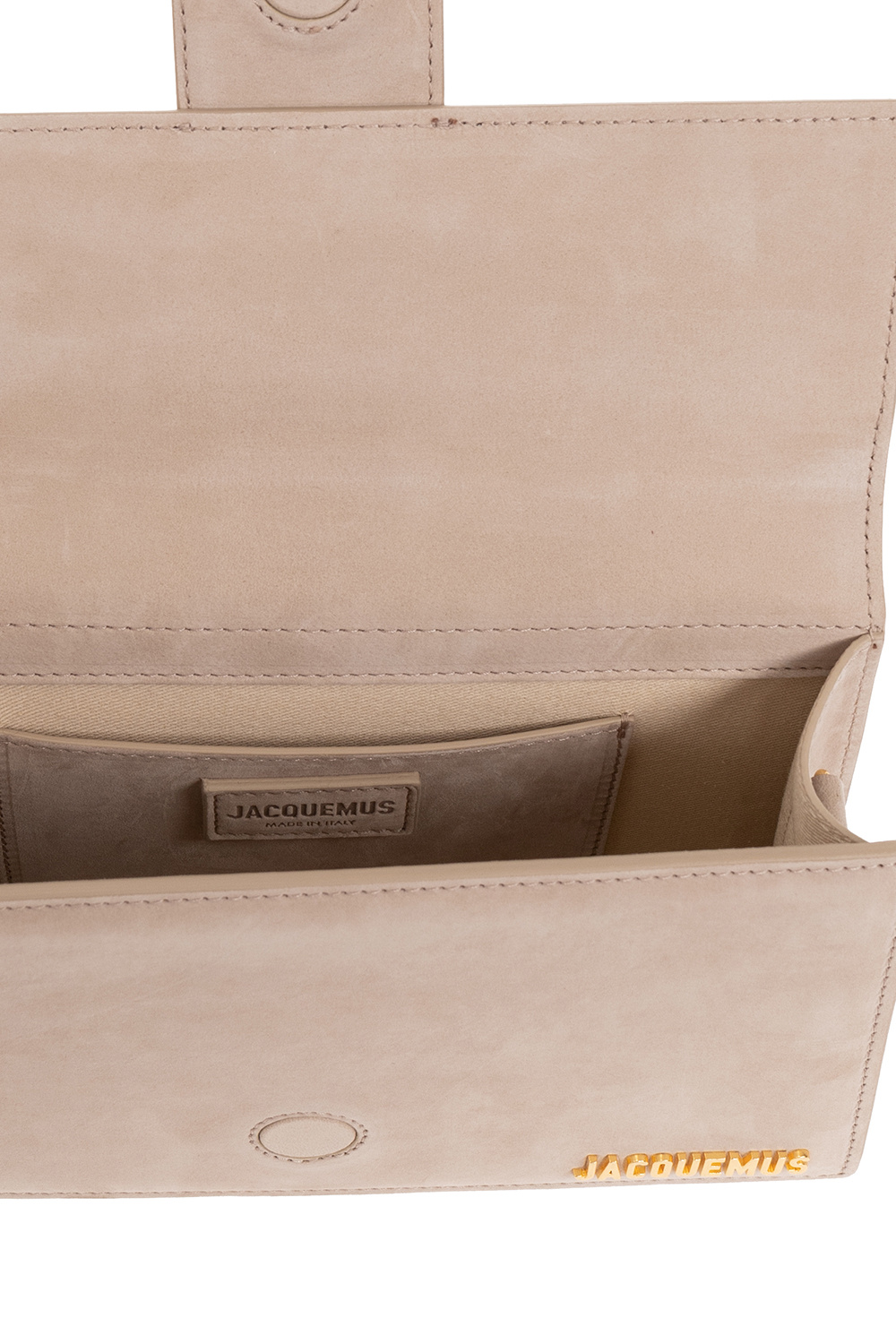 トートバッグ JACQUEMUS Le Grand Bambino - Jacquemus - Leather - Beige Le Grand Bambino Medium leather crossbody bag in